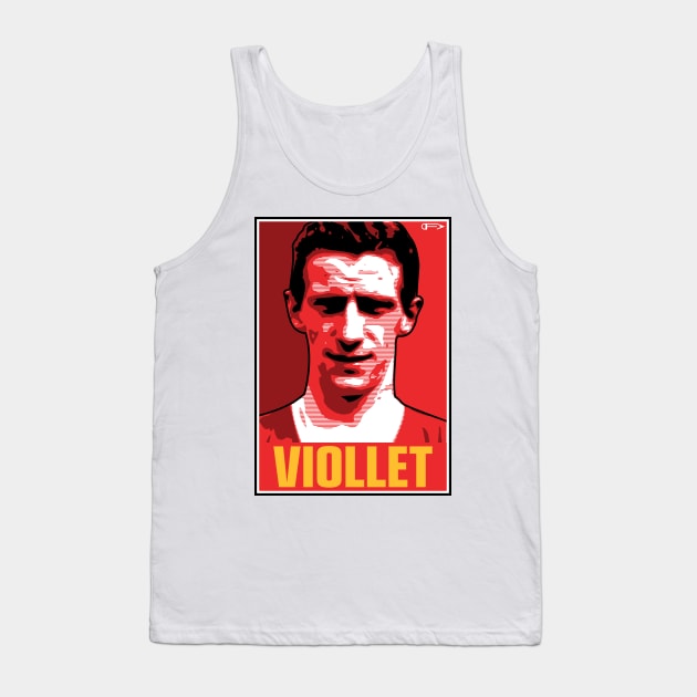 Viollet - MUFC Tank Top by David Foy Art